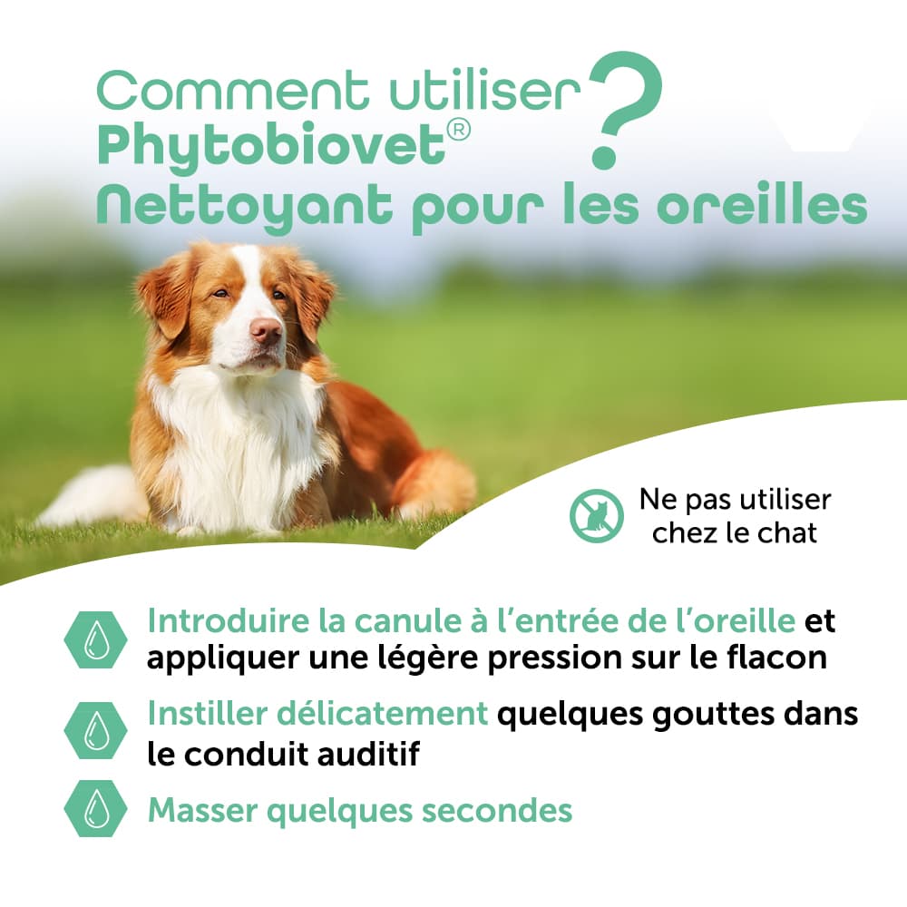 Phytobiovet® Nettoyant pour les oreilles