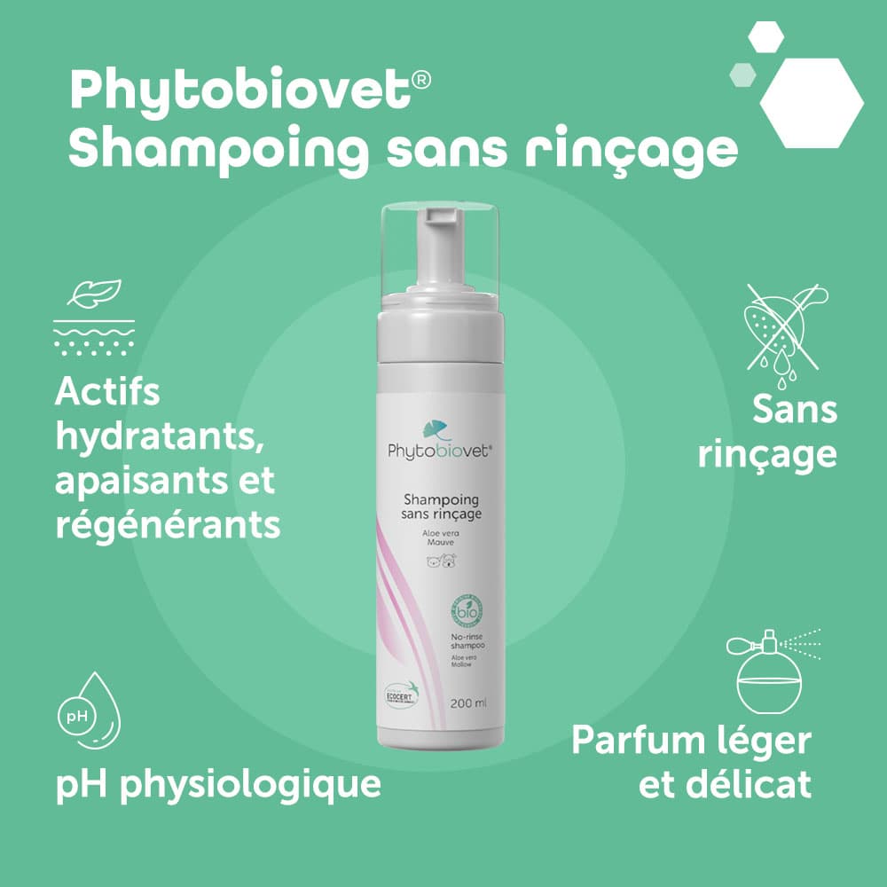Phytobiovet® Shampoing sans rinçage