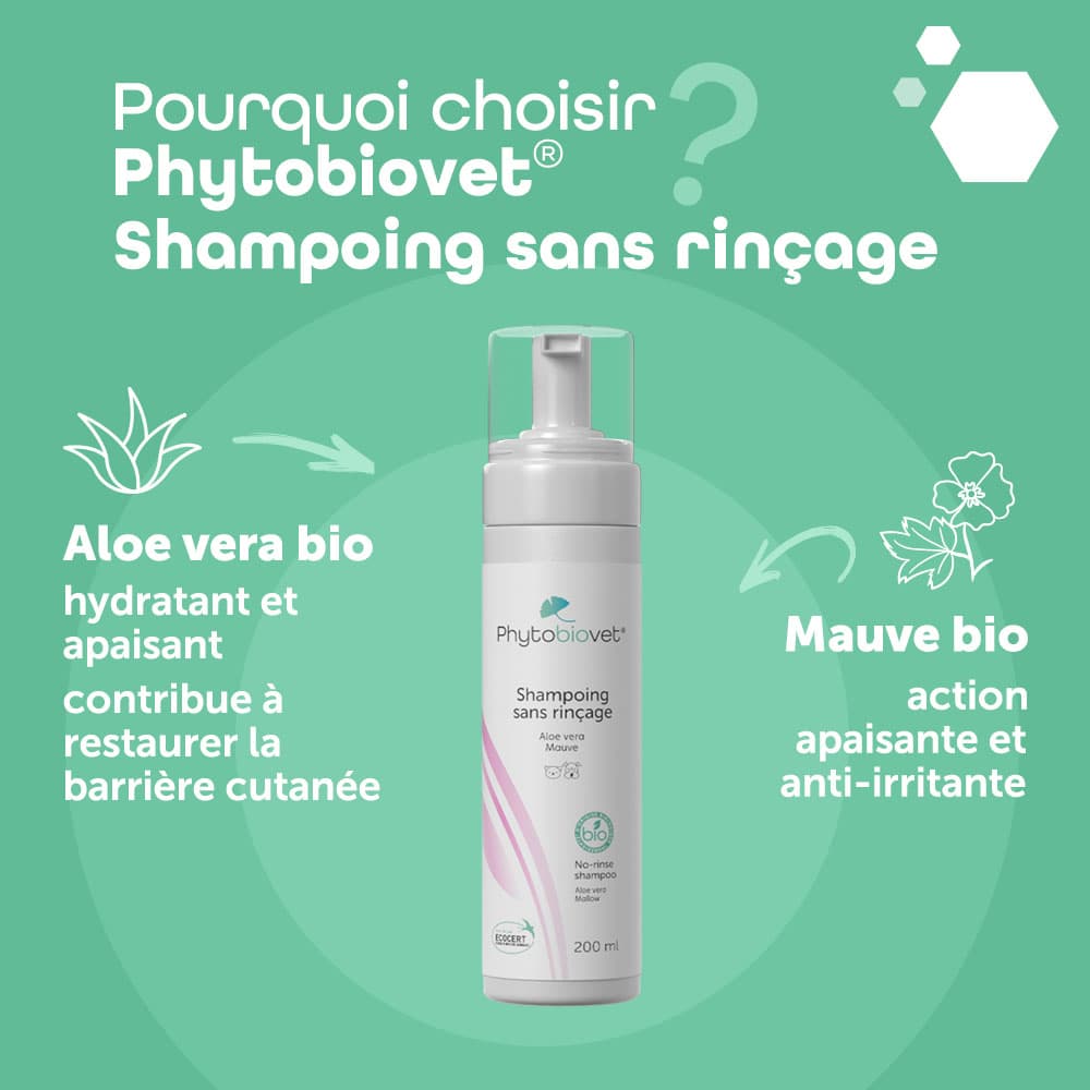 Phytobiovet® Shampoing sans rinçage