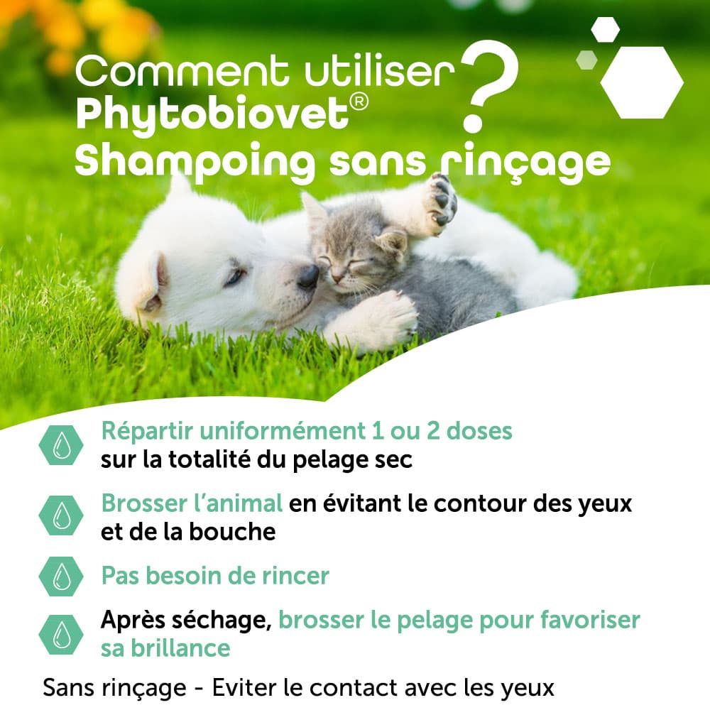 Phytobiovet® Shampoing sans rinçage