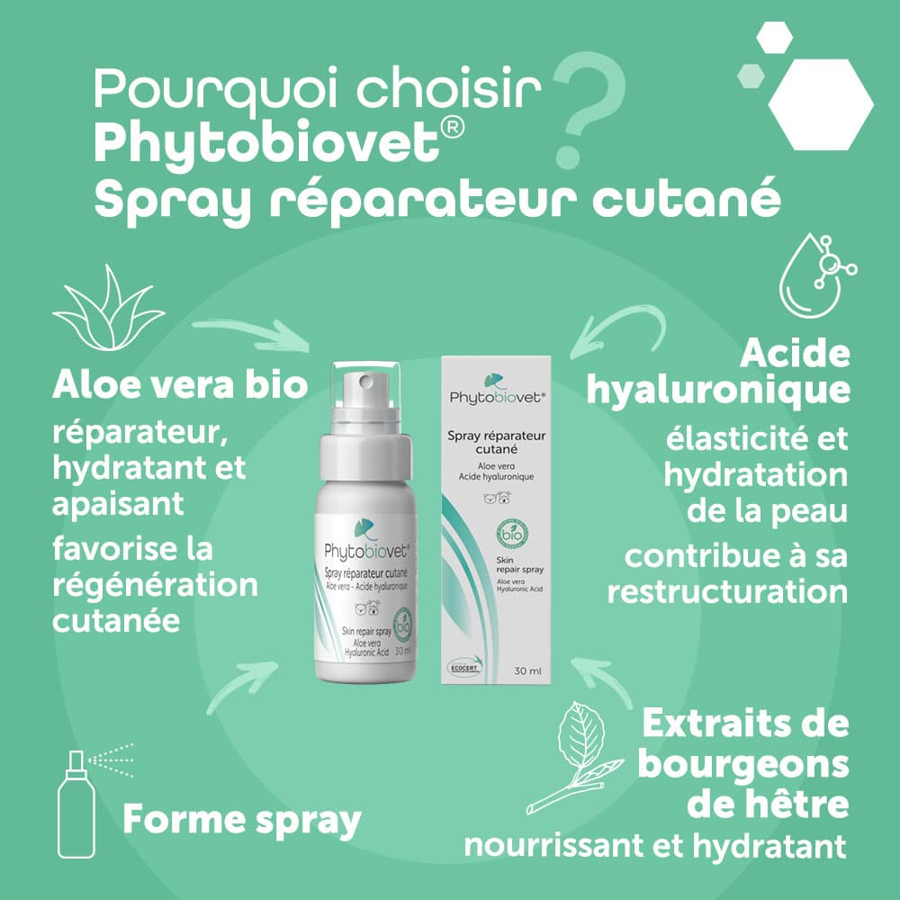 Phytobiovet® Spray réparateur cutané